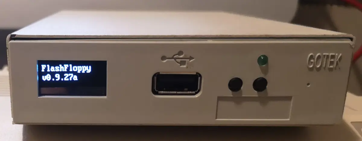 Installing a Gotek into an external floppy case