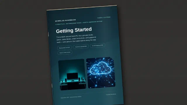 Homelab Handbook: Getting Started is now available